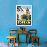 Topeka, Kansas - Canvas, Canvas / 24x32