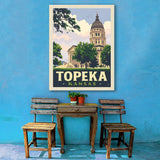 Topeka, Kansas - Canvas, Canvas / 30x40