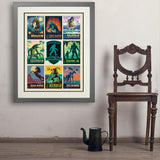 Legends Of The National Parks: Multi-Image Print 7 - Art Print, 24x32 / Deluxe / Gray