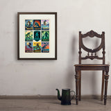 Legends Of The National Parks: Multi-Image Print 7 - Art Print, 18x24 / Standard / Brown