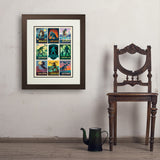 Legends Of The National Parks: Multi-Image Print 7 - Art Print, 18x24 / Deluxe / Brown