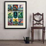 Legends Of The National Parks: Multi-Image Print 7 - Art Print, 24x32 / Standard / Black