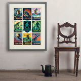Legends Of The National Parks: Multi-Image Print 7 - Art Print, 24x32 / Standard / Gray