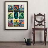 Legends Of The National Parks: Multi-Image Print 7 - Art Print, 24x32 / Standard / Brown