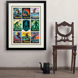 Legends Of The National Parks: Multi-Image Print 7 - Art Print, 24x32 / Deluxe / Black