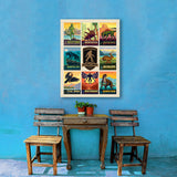 Legends Of The National Parks: Multi-Image Print 5 - Canvas, Canvas / 24x32