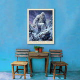 Mythical Creatures: Himalayan Yeti - Canvas, Canvas / 24x32