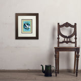 A Greeting Card: Welcome To The World, Baby! - Art Print, 8x10 / Deluxe / Brown