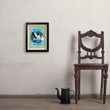 A Greeting Card: Welcome To The World, Baby! - Art Print, 11x14 / Simple / Black