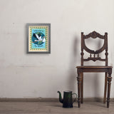 A Greeting Card: Welcome To The World, Baby! - Art Print, 11x14 / Simple / Gray