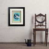 A Greeting Card: Welcome To The World, Baby! - Art Print, 11x14 / Deluxe / Black