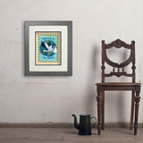 A Greeting Card: Welcome To The World, Baby! - Art Print, 11x14 / Deluxe / Gray