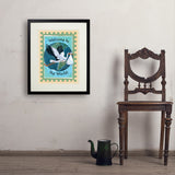 A Greeting Card: Welcome To The World, Baby! - Art Print, 18x24 / Standard / Black