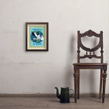 A Greeting Card: Welcome To The World, Baby! - Art Print, 11x14 / Simple / Brown