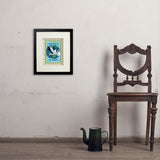 A Greeting Card: Welcome To The World, Baby! - Art Print, 8x10 / Standard / Black