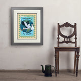 A Greeting Card: Welcome To The World, Baby! - Art Print, 18x24 / Deluxe / Gray
