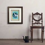 A Greeting Card: Welcome To The World, Baby! - Art Print, 11x14 / Deluxe / Brown