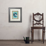 A Greeting Card: Welcome To The World, Baby! - Art Print, 8x10 / Deluxe / Gray