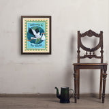 A Greeting Card: Welcome To The World, Baby! - Art Print, 18x24 / Simple / Brown