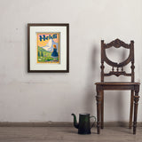 Heidi: Johanna Spyri - Art Print, 11x14 / Standard / Brown