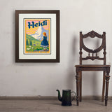 Heidi: Johanna Spyri - Art Print, 18x24 / Deluxe / Brown