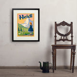 Heidi: Johanna Spyri - Art Print, 18x24 / Standard / Black