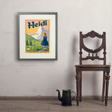 Heidi: Johanna Spyri - Art Print, 18x24 / Standard / Gray