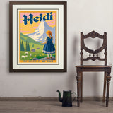 Heidi: Johanna Spyri - Art Print, 24x32 / Deluxe / Brown