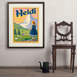 Heidi: Johanna Spyri - Art Print, 24x32 / Standard / Brown