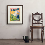 Heidi: Johanna Spyri - Art Print, 18x24 / Standard / Brown