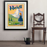 Heidi: Johanna Spyri - Art Print, 24x32 / Deluxe / Black