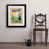 Heidi: Johanna Spyri - Art Print, 18x24 / Deluxe / Black