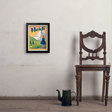 Heidi: Johanna Spyri - Art Print, 11x14 / Simple / Black