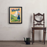 Heidi: Johanna Spyri - Art Print, 18x24 / Simple / Black