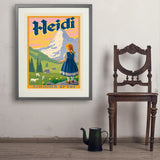 Heidi: Johanna Spyri - Art Print, 24x32 / Standard / Gray
