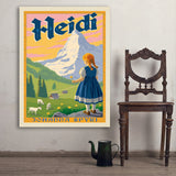 Heidi: Johanna Spyri - Art Print, 36x48