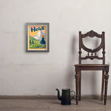 Heidi: Johanna Spyri - Art Print, 11x14 / Simple / Gray
