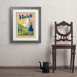 Heidi: Johanna Spyri - Art Print, 18x24 / Deluxe / Gray