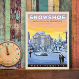 Snowshoe, West Virginia - Canvas, Canvas / 9x12