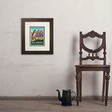 Castle Mountains National Monument, CA - Art Print, 8x10 / Deluxe / Brown