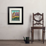 Castle Mountains National Monument, CA - Art Print, 11x14 / Deluxe / Black