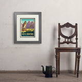 Castle Mountains National Monument, CA - Art Print, 11x14 / Deluxe / Gray