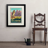 Castle Mountains National Monument, CA - Art Print, 18x24 / Deluxe / Black