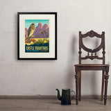 Castle Mountains National Monument, CA - Art Print, 18x24 / Standard / Black