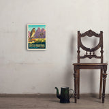 Castle Mountains National Monument, CA - Art Print, 11x14