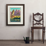 Castle Mountains National Monument, CA - Art Print, 18x24 / Deluxe / Brown