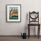 Castle Mountains National Monument, CA - Art Print, 18x24 / Standard / Gray
