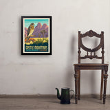 Castle Mountains National Monument, CA - Art Print, 18x24 / Simple / Black