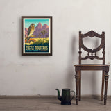 Castle Mountains National Monument, CA - Art Print, 18x24 / Simple / Brown
