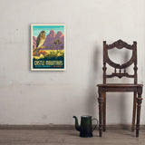 Castle Mountains National Monument, CA - Art Print, 18x24